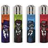 Clipper ACCENDINI CLIPPER LARGE ZOMBIE GANGSTERS+LB- BOX 48 Accendini Ricaricabili