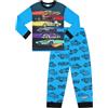 Hot Wheels Pigiama lungo da bambino, motivo: Cars, Blu, 6-7 Years