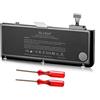 SLODA A1322 Batteria Sostitutiva per MacBook Pro 13 A1278(Metà 2009, Inizio 2010, Inizio 2011, Fine 2011, Metà 2012) [Li-Polymer 10,95V 6000mAh]