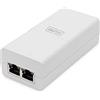 DIGITUS Iniettore Gigabit Ethernet PoE++ 802.3at, 30 W piccolo alloggiamento, bianco
