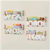 decalsweet Libreria da Parete per Bambini in Legno, Set di 4 Porta Libri per Cameretta, 40 cm Mensole da Parete con Giraffa, Mensole per Cameretta per Libri e Giocattoli Libreria Montessoriana