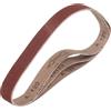 QUARKZMAN 25mm x 762mm Nastri Abrasivi, 3Pz 120 Grana Carta Vetrata per Levigatrice Ossido di Allumina Per Lavorazione Legno, Lucidatura Metalli, Affilatura Coltelli
