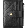 GAEKEAO Portafoglio Donna Piccolo con Protezione RFID, Mini Portafoglio Donna con cerniera, Porta Carte di Credito Grande capacità, Regalo Donne