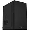 AeroCool CS106 Micro ATX PC Case Brushed Aluminium USB 3.0 Black Compact