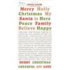 Holly Jolly Paper Stickers Words