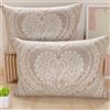 PETTI Artigiani Italiani - Coppia di Federe Cuscino 40x70 cm in Microfibra, Cuscini Arredo Camera da Letto, Divano, Salotto, Set 2 Fodere Copricuscino, Federa Shabby 321, 100% Made in Italy