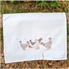 VERVACO Ricamo Punto Croce Kit Prestampato Strofinaccio GALLINE Panno Da Cucina Set Fai Da Te Creativo ca. 46 x 71 cm Kit Hobby Creativi Adulti Casa Decor Cross Stitch Embroidery