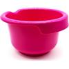 Kimmel Ciotola per miscelazione, 2,5 l, in plastica, colore: fucsia