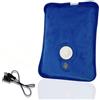 CELLUSTOP Borsa dell'acqua calda elettrica, bottiglia d'acqua calda, sollievo rapido del dolore, acqua calda, temperatura massima 75 °C, 600 W, blu