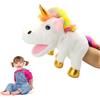 KBIBCK Marionette da Mano, Marionette per Bambini, Pupazzo di Peluche Natale, Pasqua, Regali di Compleanno (Unicorno)