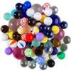 ZIGefofo 86 Pezzi Biglie di Vetro Colorate Decorative Marbles Biglia Vetro Grandi e Piccole Biglie di Vetro per Bambini Giocattoli Tradizional Decorazione per Piante, 16/25 / 30 mm