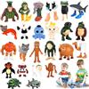 KutaKuta Italian Brainrot, 24 Pezzi Tung Tung Tung Sahur Figures & Tralalero Tralala Toys Figure Set, Creativo Personaggi Brainrot Decorazione da Scrivania per Collezione, Regali per gli Amici
