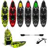 Big Mama Kayak Kayak fishing a Pedali divisibile Big Mama Triken 330 Live S, con ruote e vasca del vivo