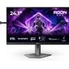 AOC G2 AG246FK6 Monitor PC 61,2 cm [24.1] 1920 x 1080 Pixel Full HD LED Nero, Grigio (AOC AGON PRO - AG6 Series monitor gaming 24 [1080p] @ 600 Hz Ultra-Fast TN eSports 500 cd/m? 1000:1 DisplayHDR 400 0.5 [AG246FK6]