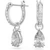 SWAROVSKI ORECCHINI STILLA BIANCO PLACCATURA RODIO 5636716