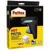 Pattex Pistola Hotmelt Hobby Pistola colla a caldo, Cartucce colla per fai da te, Pistola a caldo per colla con incollaggio rapido, 1 pistola e 6 cartucce