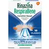 GLAXOSMITHKLINE C.HEALTH.SpA RINAZINA RESPIRABENE CEROTTI NASALI CLASSICI CARTON 10 PEZZI