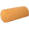 Dr. Berger Cuscino cervicale circa 40 x 16 cm con imbottitura in fibra sferica, supporto particolarmente morbido per collo e collo con rivestimento doppio pile giallo senape in 100% cotone certificato