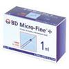 Corman Siringa per Insulina Becton Dickinson 1 ml 100 UI Ago 29 Gauge 30 Pezzi