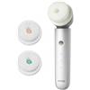 KINGDO Spazzola Detergente Sonica, Spazzola Pulizia Viso Elettrica con 3 Modalità di Pulizia, Impermeabile IPX7, 2 Testine Magnetiche, Batteria Ricaricabile per Tutti i Tipi di Pelle