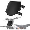 Runfarr Porta Targa Moto, Tabella Portanumero Moto,Tabella Numero Anteriore Targa Moto per Surron Light Bee/Talaria Sting/X160 X260/Eride Pro S SS SR Ebike Minibikes Nero
