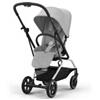 Cybex Gold - Passeggino Eezy S Twist+2 2024 - Telaio Silver - Fog Grey