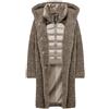 BOMBOOGIE CAPPOTTO TEDDY CON CAPPUCCIO E DAVANTINO STACCABILE DONNA