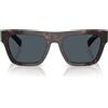 Prada Occhiali da Sole PRC03S 17N70B Root Marrone/Grigio Scuro Uomo