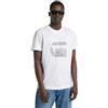 G-STAR Uomo Stitch Burger T-Shirt, Bianco (white D25674-C336-110), S