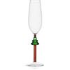 ICHENDORF Woodland Tales Calice Flute Wish Tree Albero di Natale 26,5cm Vetro Borosilicato