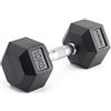 Diamond Fitness MANUBRIO GOMMATO ESAGONALE 5 KG - cod. MGED5 linea DIAMOND