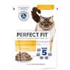 PERFECT FIT Sensitive 1+ bustine da 85 g con pollo in salsa per gatti adulti