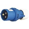 ProPart Spina mobile industriale diritta 16A-6h 2P+T 220-250V IP44 ProPart