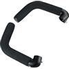 ergotec 50010001 Appendici in Alluminio per Manubrio Bicicletta, con Rivestimento Morbido, Nero (schwarz-sand)