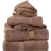 Superior Bagno Set di 6 Asciugamani in Cotone Egiziano, 900 Grammi, Colore: Cioccolato, 6PC Set