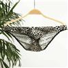 Uomo Leopardato Slip Intimo Elasticizzato Tanga Pantaloncini Slip Lingerie