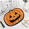 GZWY Zerbino decorativo per Halloween, con zucca, spaventoso, tappetino da bagno, fantasma, zucca, horror, decorazione di Halloween, tappetino antiscivolo per bagno, cucina, decorazione della stanza