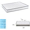 ITYHOME Materasso Matrimoniale in tessuto poliestere con MOLLE 160x210 CM