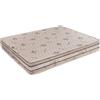LIBEROSHOPPING Materasso Matrimoniale TECNOLOGY in tessuto aloe vera con molle insachettate e memory 160x190 CM - LIBEROSHOPPING