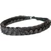 BOBIYA 2 fili sintetici treccine fascia classic chunky intrecciata trecce elastico stretch hairpiece per la ragazza delle donne accessorio di bellezza, 54g (deep brown)