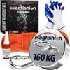Does not apply Calamita Potente - Set Di Magnete Da Pesca - Forza Di Trazione 160KG - Ø60Mm - M
