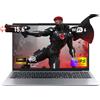 NAIKLULU Processore da 15,6 pollici per gaming computer portatile i9-11900H (2,5 a 4,9 Ghz) 16 GB RAM 1 TB SSD, Gamer Laptop 2025, tastiera retroilluminata, sblocco per impronte digitali, Webcam