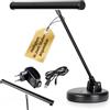 Showlite KW LED Lampada per Pianoforte Nera, Altezza 36 cm, Peso: 980 g