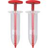 TKSE 2pcs Dispenser di Semi, Seminatore di Semi Portatile- Semi di Piante Facilmente, Mini Seedmaster Strumento di Semina per la Semina Orticola