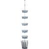 WENKO Scarpiera telescopica Achilles, Metallo verniciato, 30 x 100-300 x 30 cm, Bianco