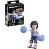 PLAYMOBIL Naruto 71110 Hinata con Capelli Neri in Giacca Bianco-Viola, Pantaloni Blu E Sandali Ninja Neri, per Appassionati di Manga E Anime, con Dettagliati Accessori, dai 5 Anni in su