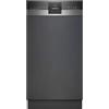 Siemens SR53ES24KE Iq300 Lavastoviglie integrata parziale cm. 45 - 10 coperti - frontale inox/nero
