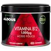 Aldous Bio Vitamina B12 e Acido Folico - 400 Compresse (Scorta per +1 Anno) | Integratori Stanchezza e Fatica - B12 Vitamina 1000 mcg + Acido Folico 400 mcg - Integratori Difese Immunitarie - ALDOUS