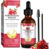 NFILVSYO Olio di semi di melograno - 100% olio di semi di melograno pressato a freddo per viso, corpo, capelli, nutriente e idratante, puro e naturale, senza sostanze chimiche, 60 ml