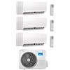 Midea Condizionatore Climatizzatore Midea Trial Split Inverter R-32 Xtreme Pro Green 12000+12000+12000 BTU Con M4OE-28HFN8-Q Wi-Fi Incluso